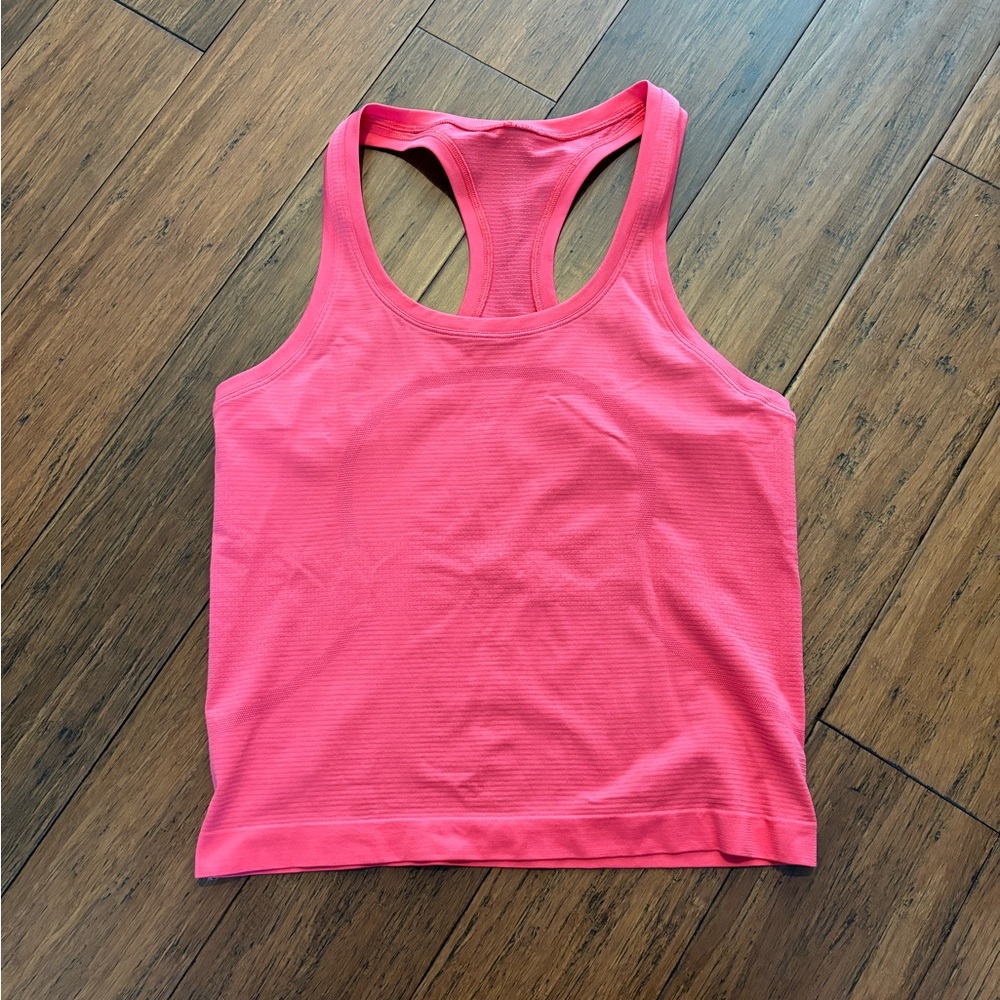 Lululemon pink swiftly tech tank top